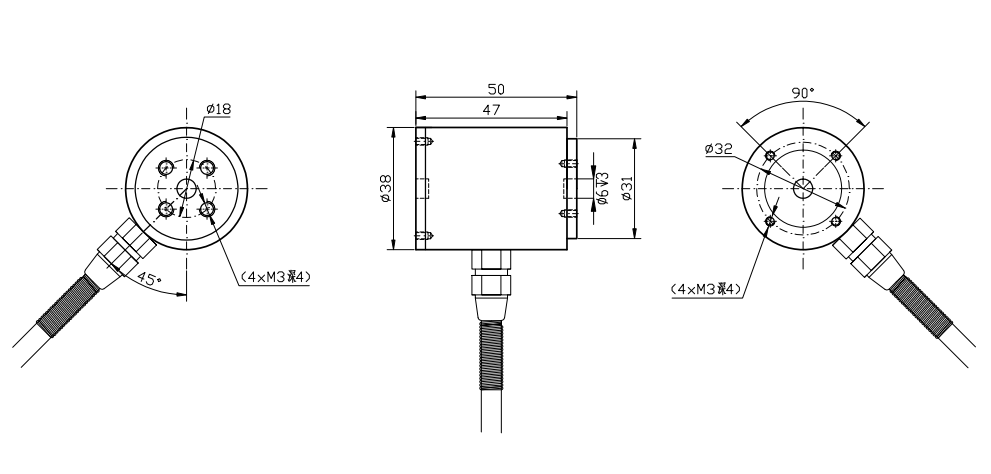 2KA38二分量力傳感器