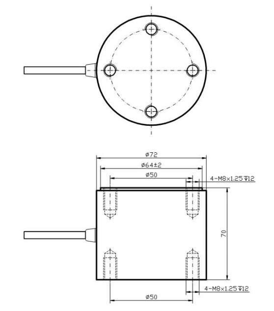 3KA72三分量力传感器