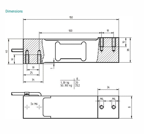 LCB150剪切式力傳感器