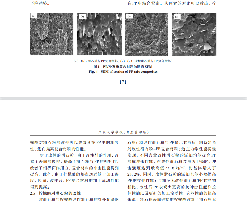 改性滑石粉增强增韧聚丙烯研究