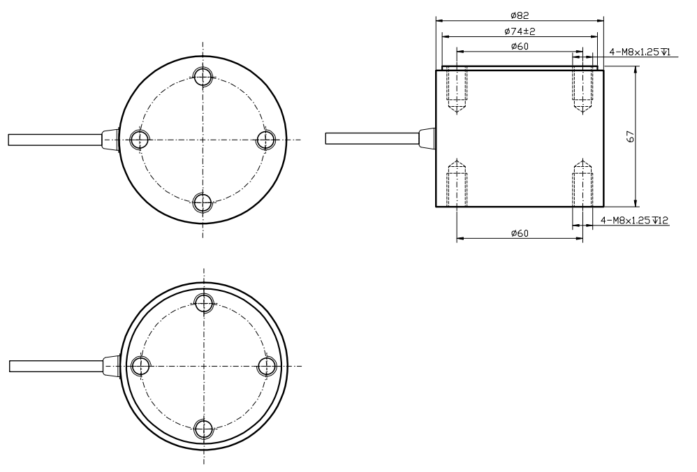 3KA82三分量力传感器