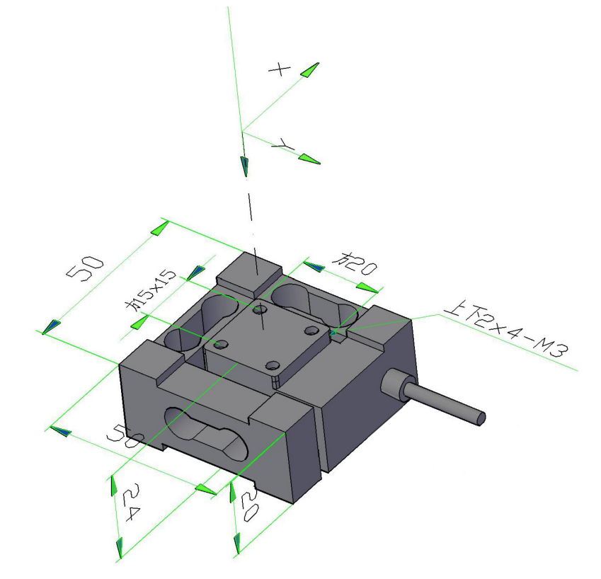 3KD50B三分量力傳感器