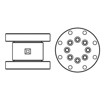 3KF256三分量力傳感器 3KF256三分量力傳感器