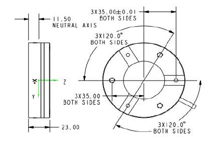 6KA90B六分量力傳感器