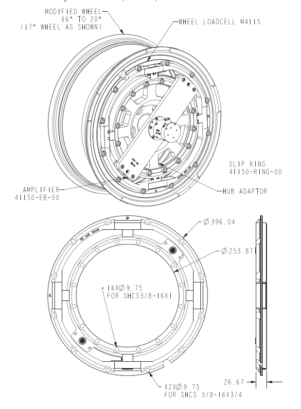 6KA396六分量車輪力傳感器