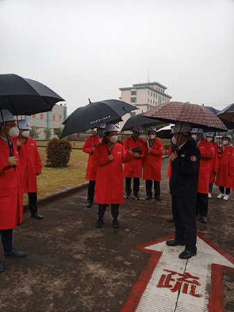 防城港市市长黄江带队到广西中油开展春节前安全生产和消防安全督导检查