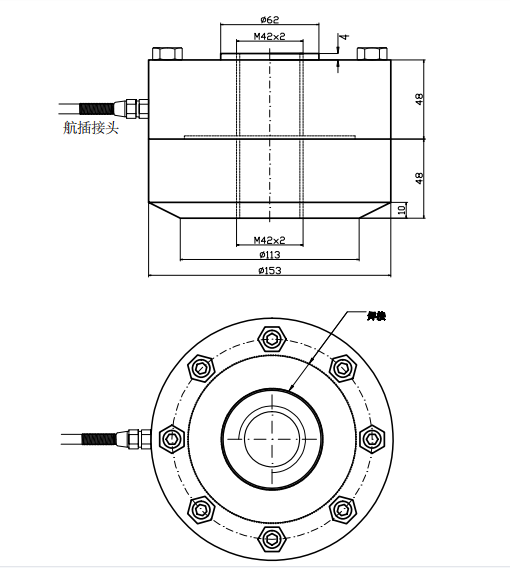 LPS153-CP防水型轮辐式力传感器