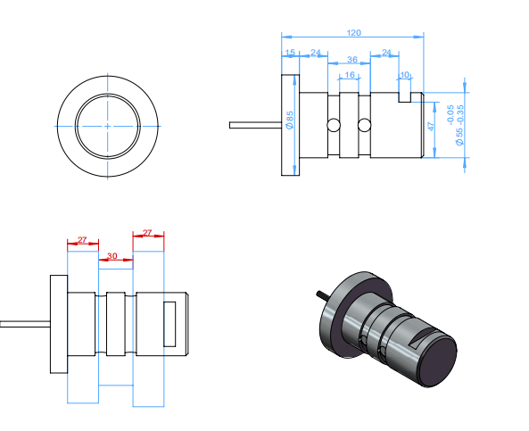 LCP55-120銷軸力傳感器 