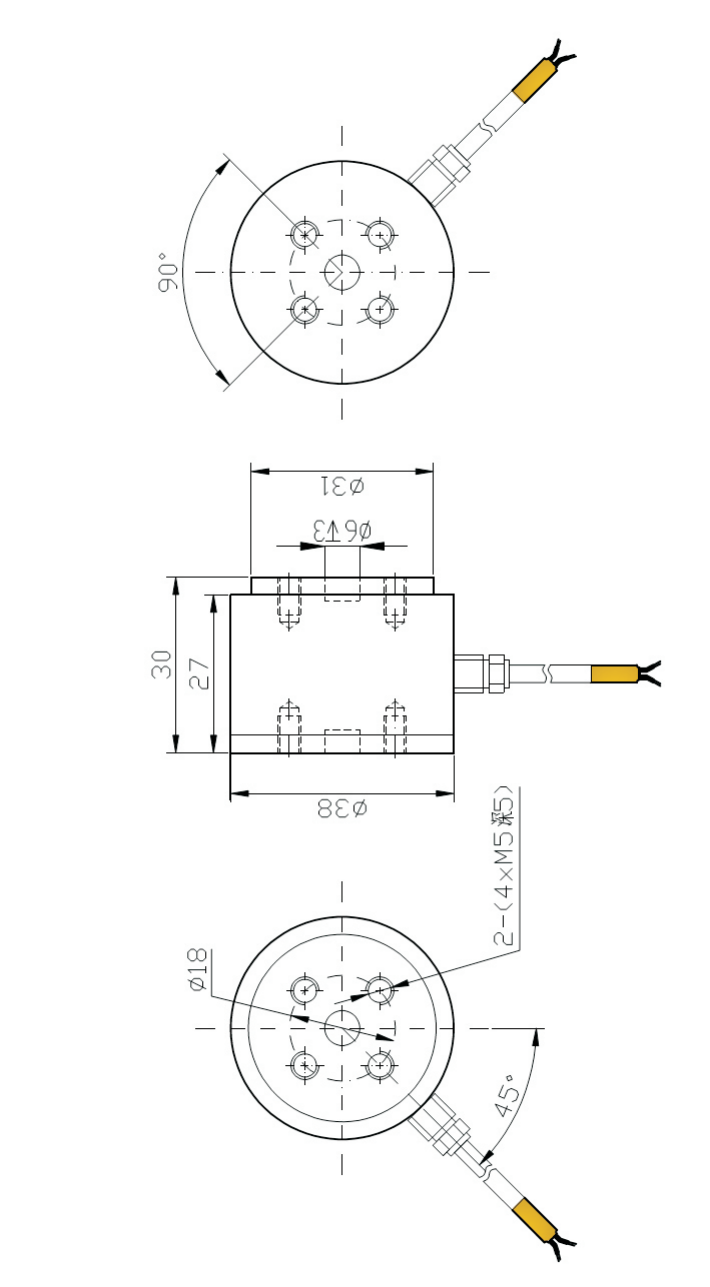 LBC31L柱式單壓力傳感器