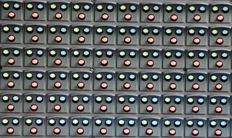 济南市百花公园LED户外传媒屏P16户外全彩模组（美奥马哈）