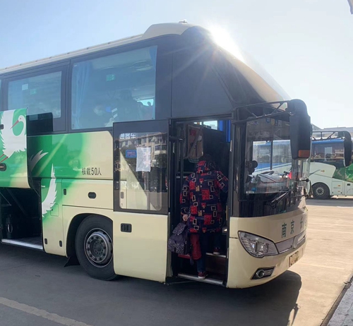 白鷺公司在南京葛塘汽車客運站嘗試廬江、巢湖、含山站點并線運行