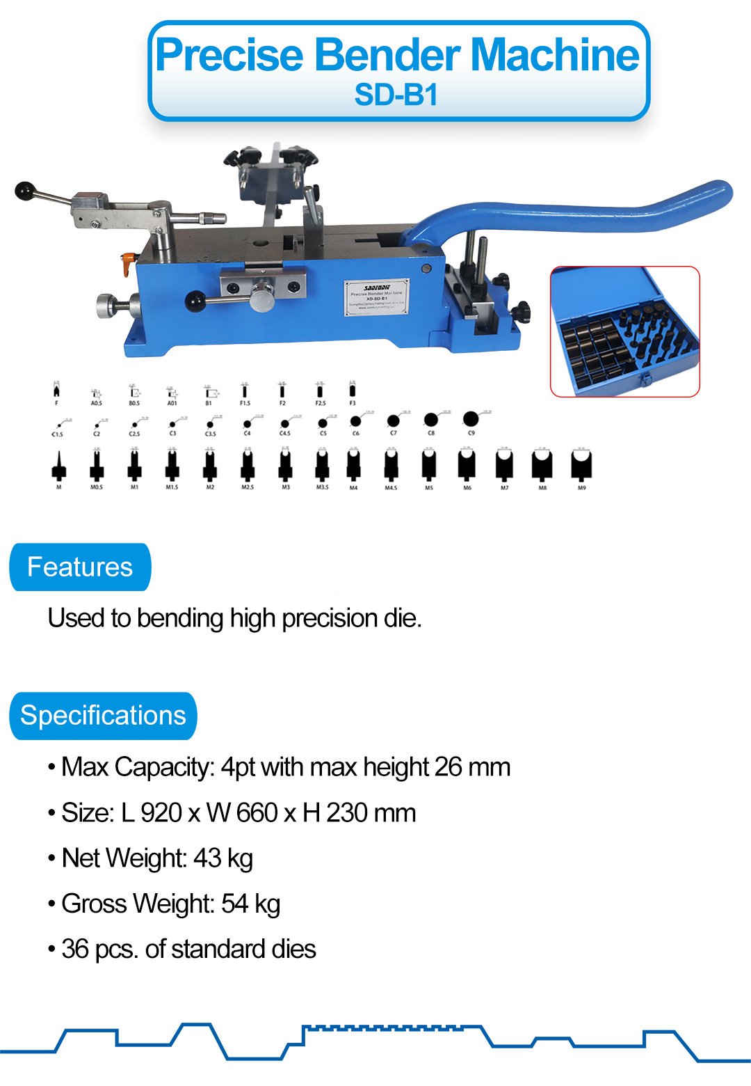 Precise Bender Machine: SD-B1