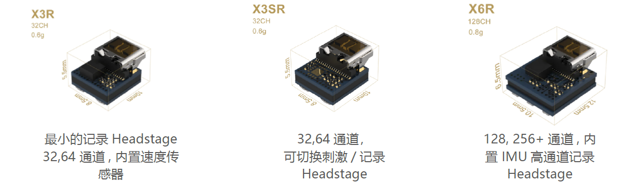微型高保真X-Headstage