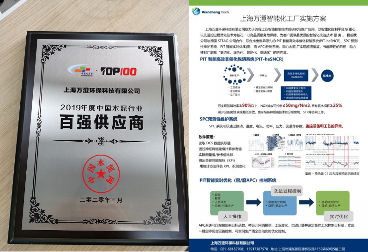 上海万澄环保携手开启---2020全国水泥产业峰会及TOP100颁奖典礼并取得圆满成功