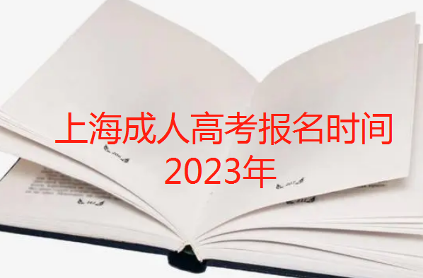 上海成人高考报名时间2023（2023年上海成人高考报名方式）