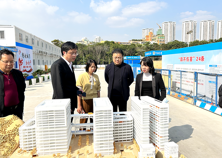 龙华建设赴南山深汇通投资控股有限公司调研学习红花岭基地“工业上楼”项目 龙华建设赴南山深汇通投资控股有限公司调研学习红花岭基地“工业上楼”项目