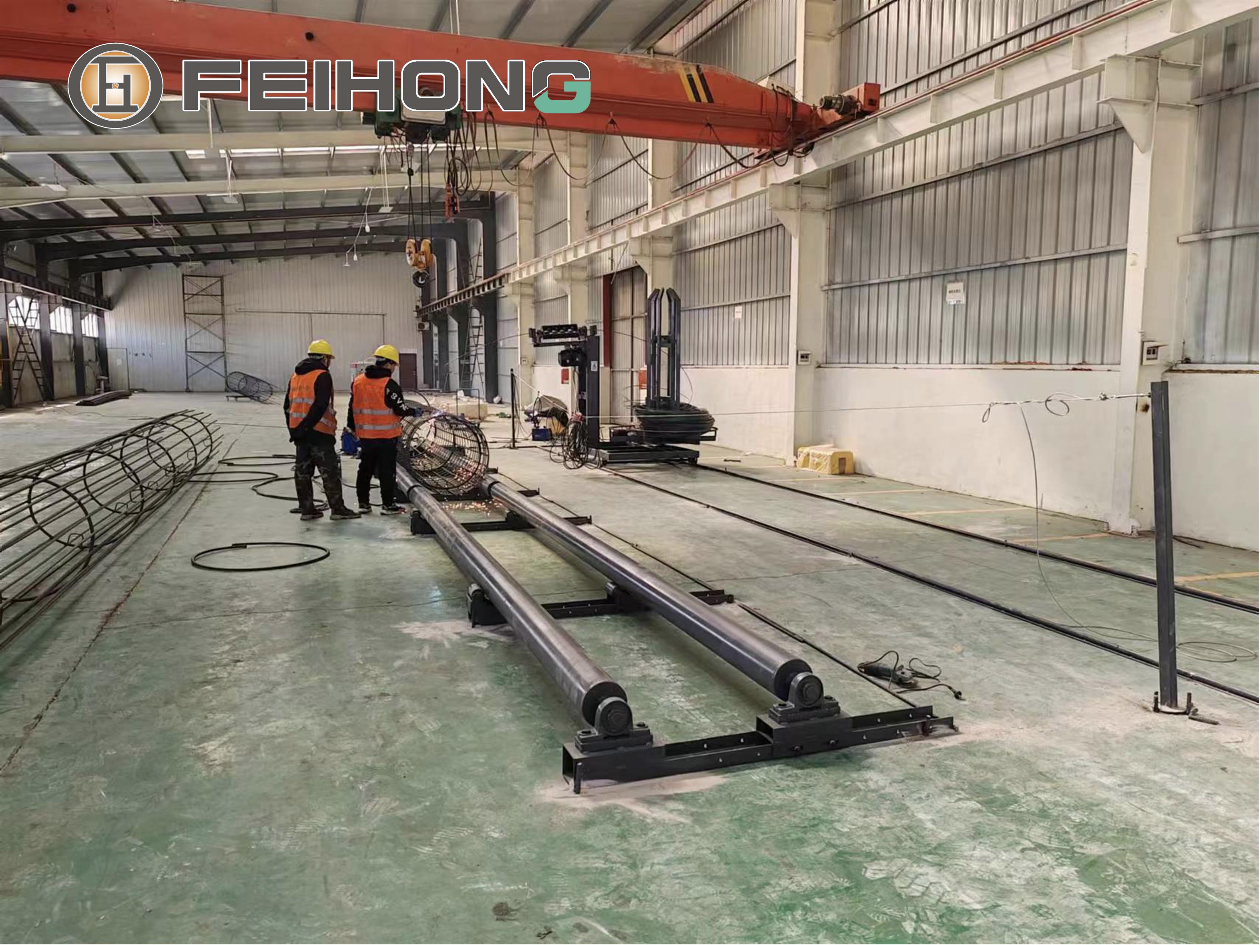 飞宏3套智能钢筋加工设备助力国内高铁项目建设