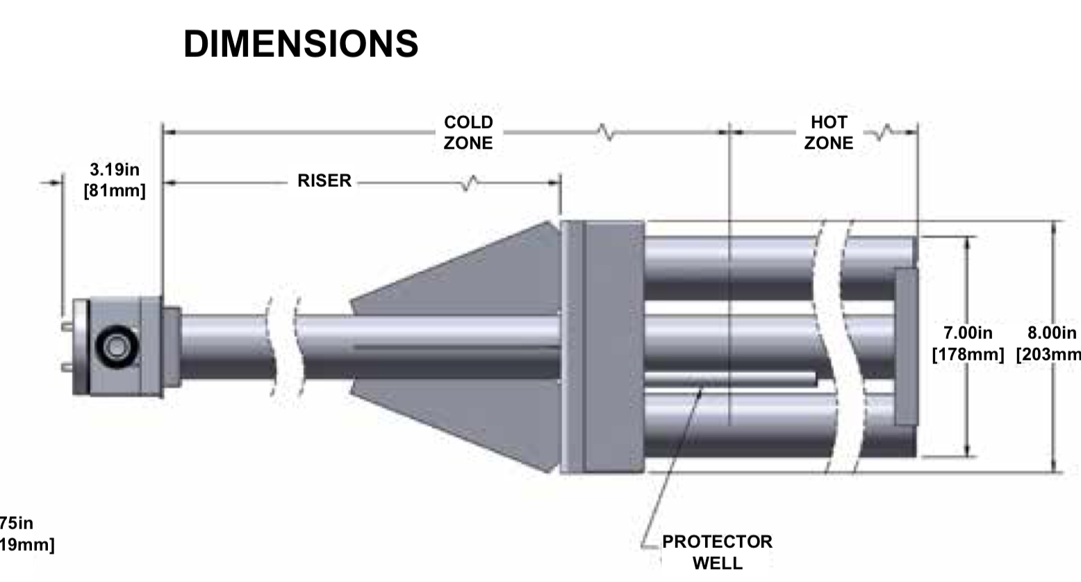 3V Series, Triple Metal Deep Tank Heaters