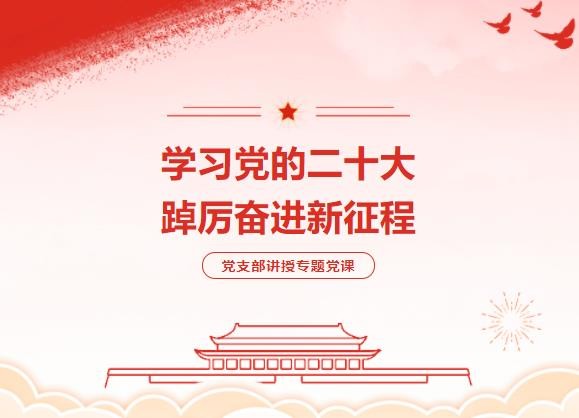 学习新党章 奋进新征程 ——公司各党支部书记讲授专题党课