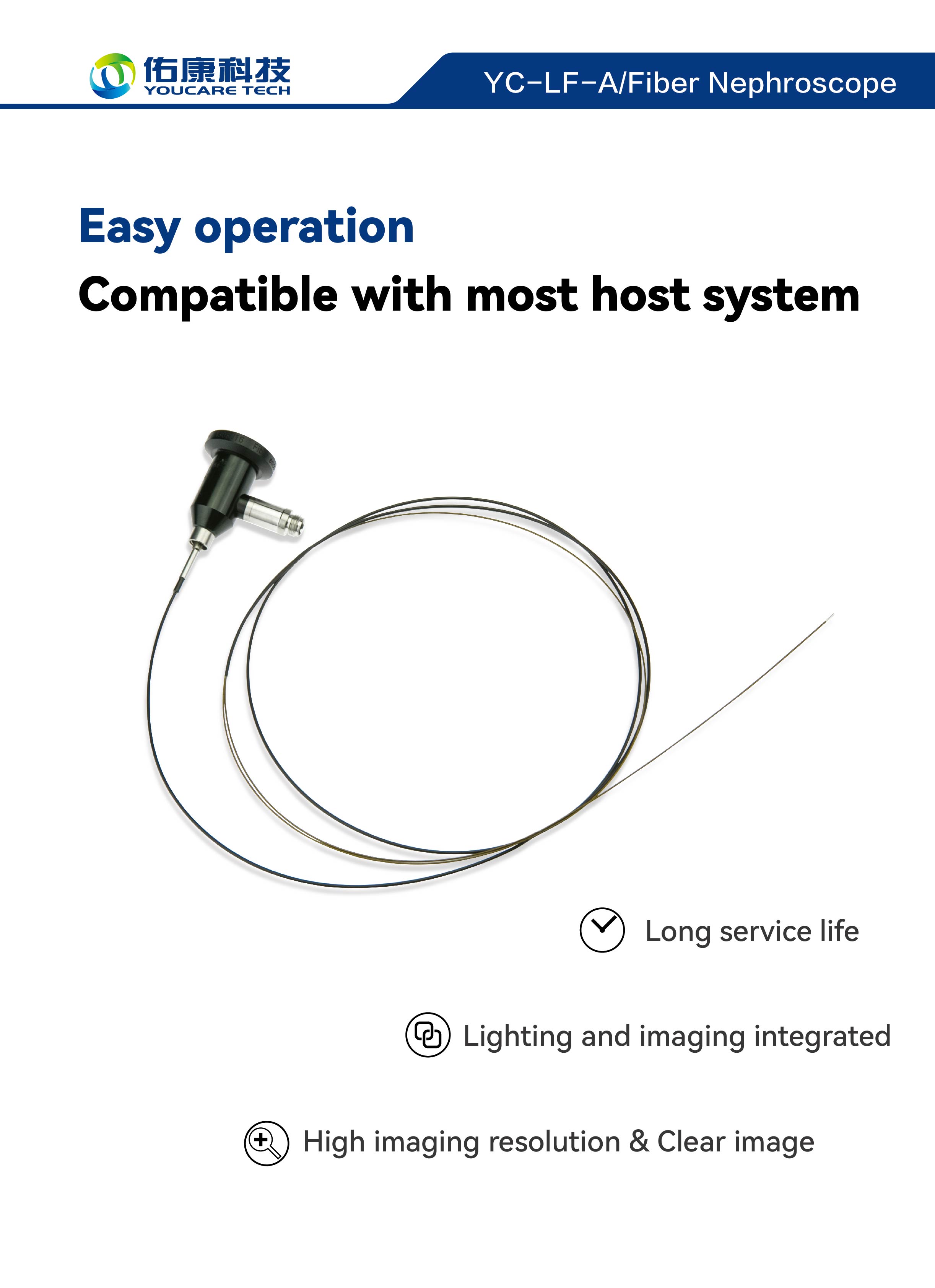 Fiber Nephroscope YC-LF-A