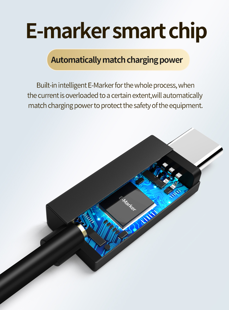 Fast Charge USB4 Cable 240W 40Gbps 5K@60Hz USB C