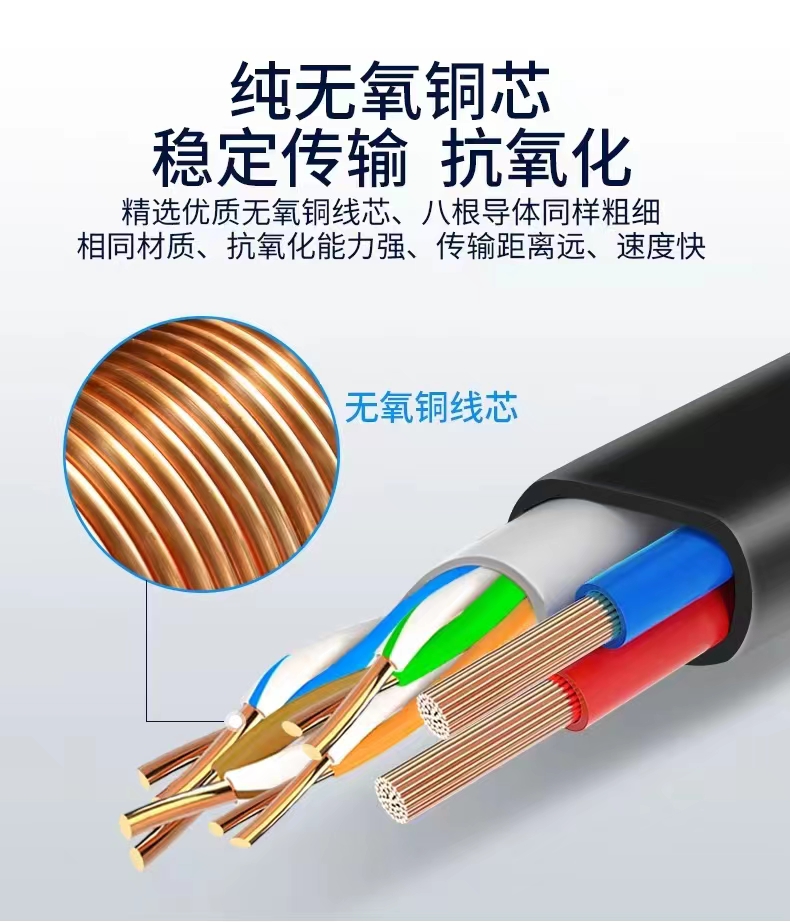 安普润宁 568B 超五类 室外 1.5线径 无氧铜 300米/卷