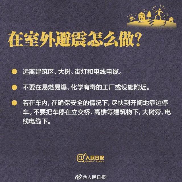 地震来了怎么办？