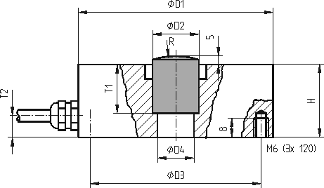 KR80系列环形力传感器