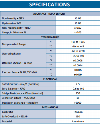 SMA系列 S型力传感器