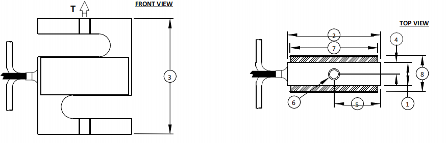 SSM-FDH系列 高温S型力传感器 