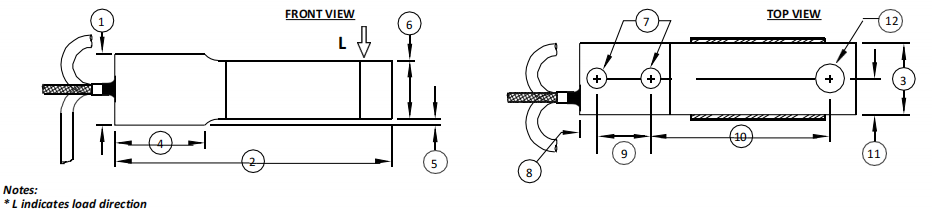 SSB系列 剪切式力传感器（大量程）