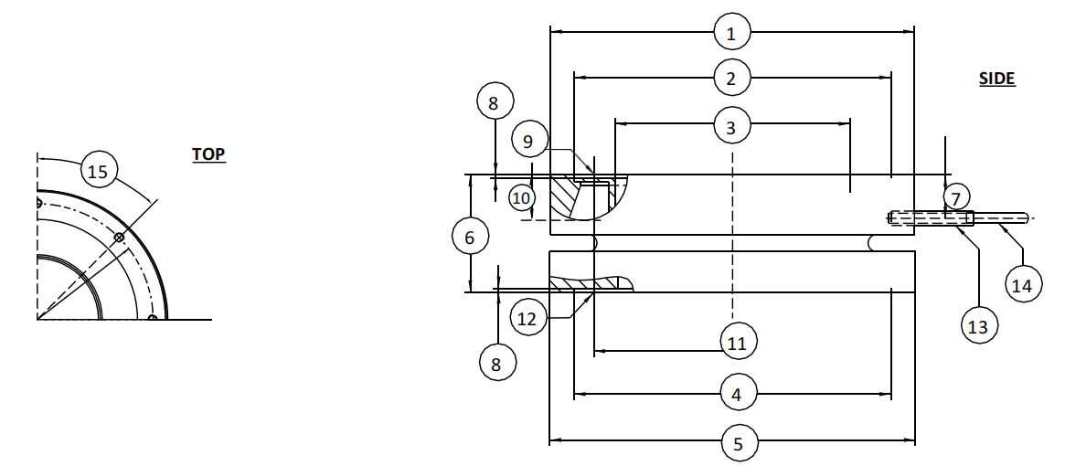 LWPF1系列 双法兰中空式力传感器