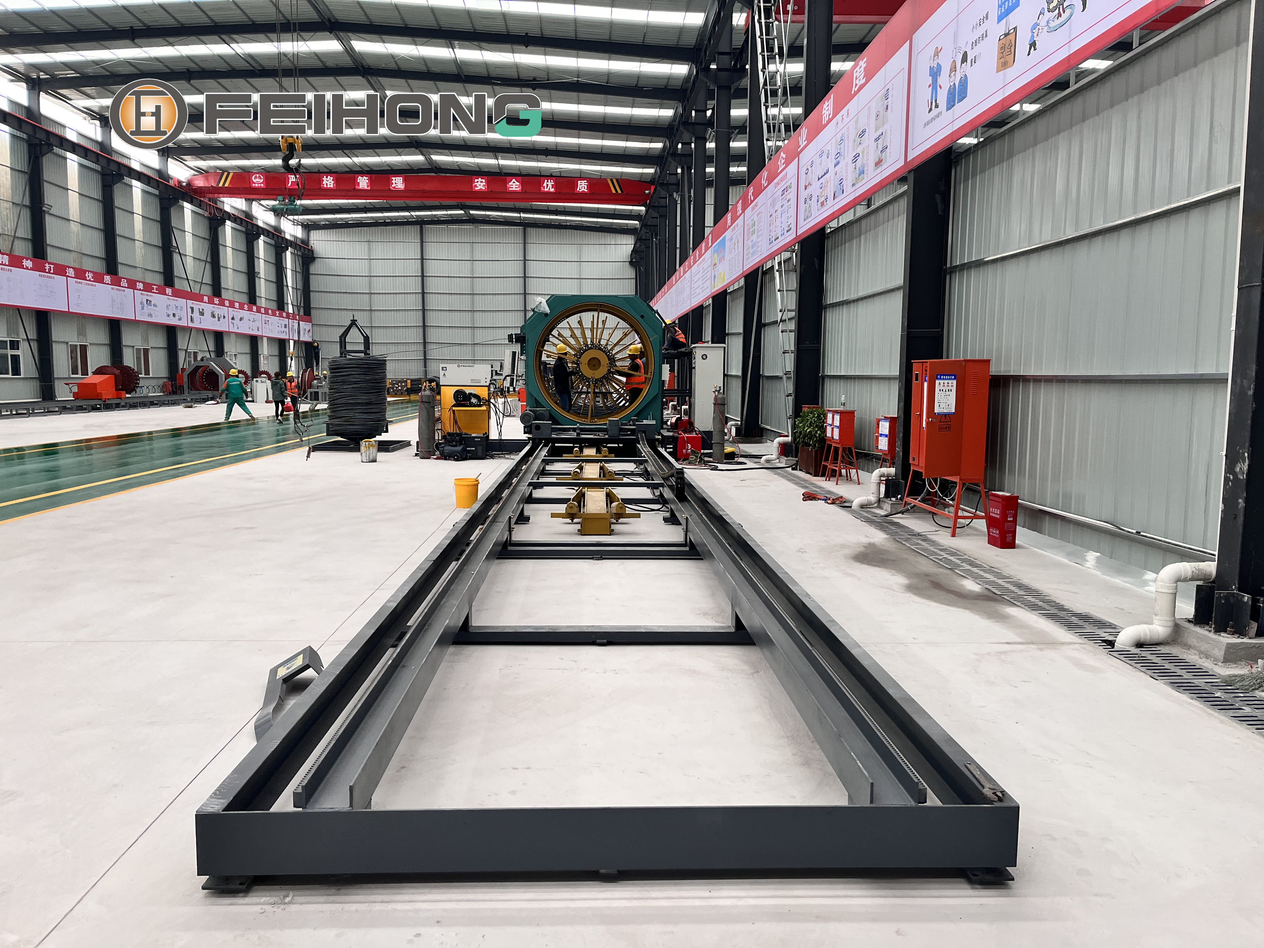 飞宏2套智能钢筋加工设备助力国内高铁项目建设