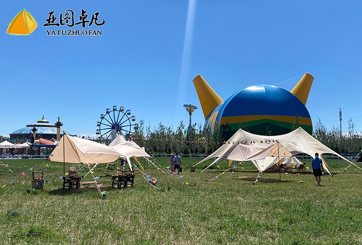 景区旅行露营营地帐篷案例