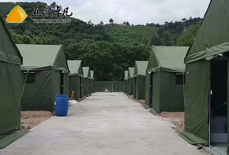 野营拉练帐篷案例