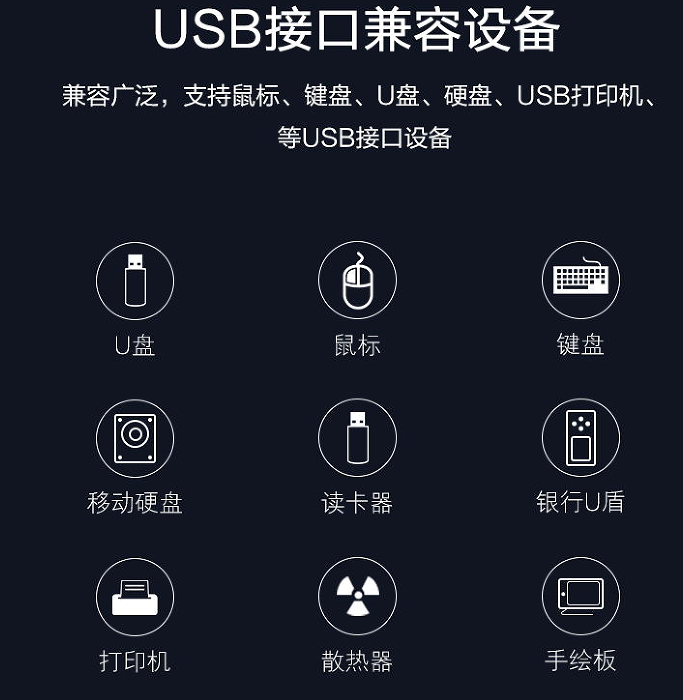 忆捷 UH31 四口 USB3.0HUB 1.2米线长