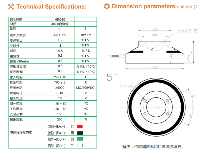 LBD180ST底座压力传感器 