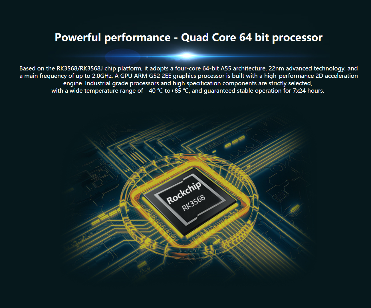 JHC-5683 High Performance Gold Finger AI Core Board