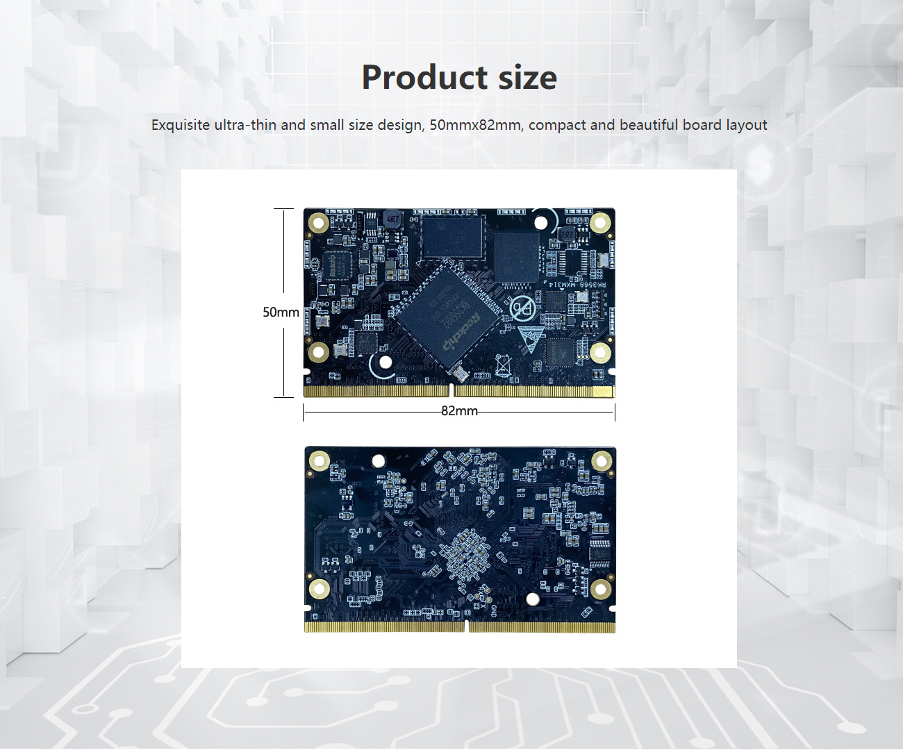 JHC-5683 High Performance Gold Finger AI Core Board