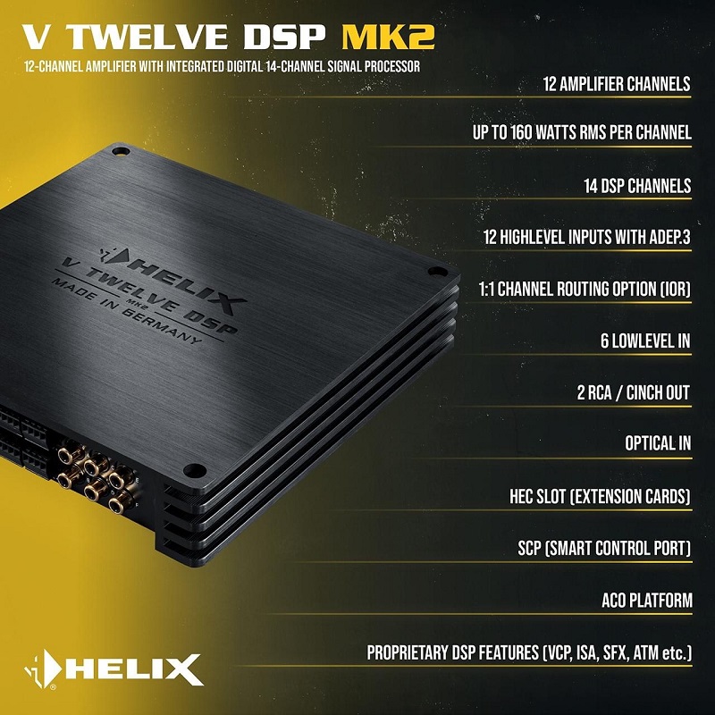 王者功放，自带光环 | HELIX V TWELVE DSP MK2带你开启满级玩法