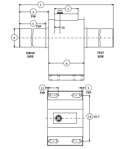 T5系列 軸式動態(tài)扭矩傳感器