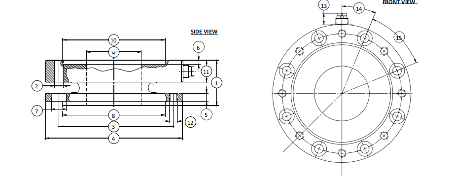 TS19系列 法兰静态扭矩传感器