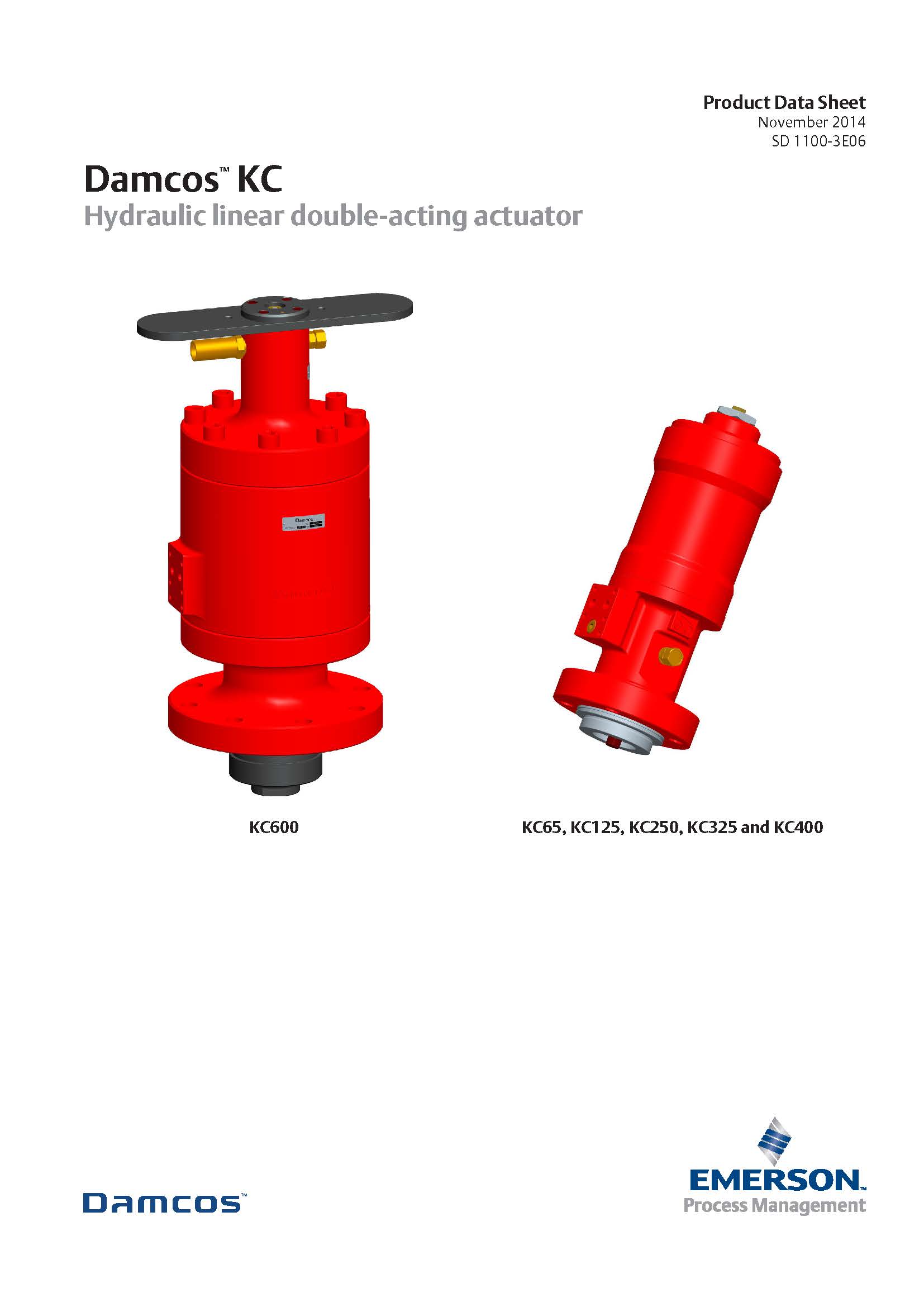 Hydraulic Linear Double Acting Actuator