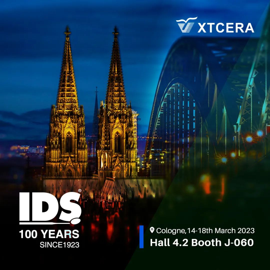 XTCERA makes a splash at IDS 2023 with innovative dental products