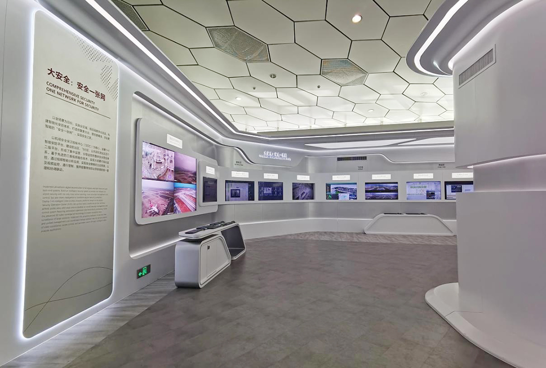 深圳智慧机场展厅设计制作安装项目