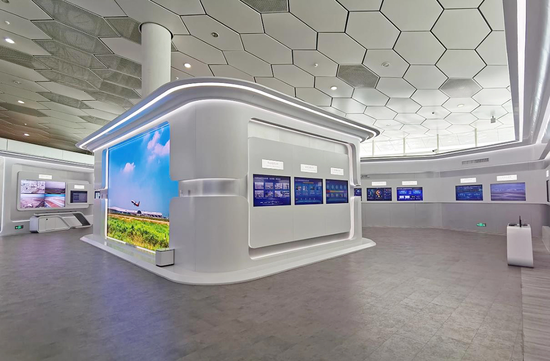 深圳智慧机场展厅设计制作安装项目