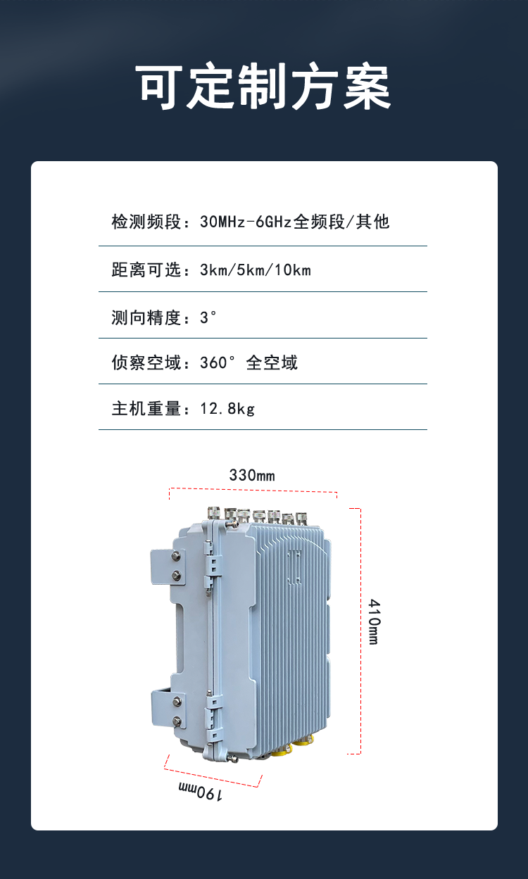 Fixed UAV passive detection system