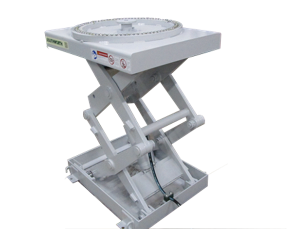The rotatable lift table for automobile engine assembly workshop-The effective application of ergono