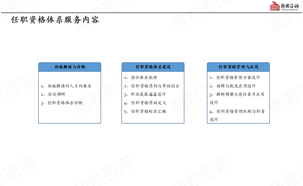 任职资格体系