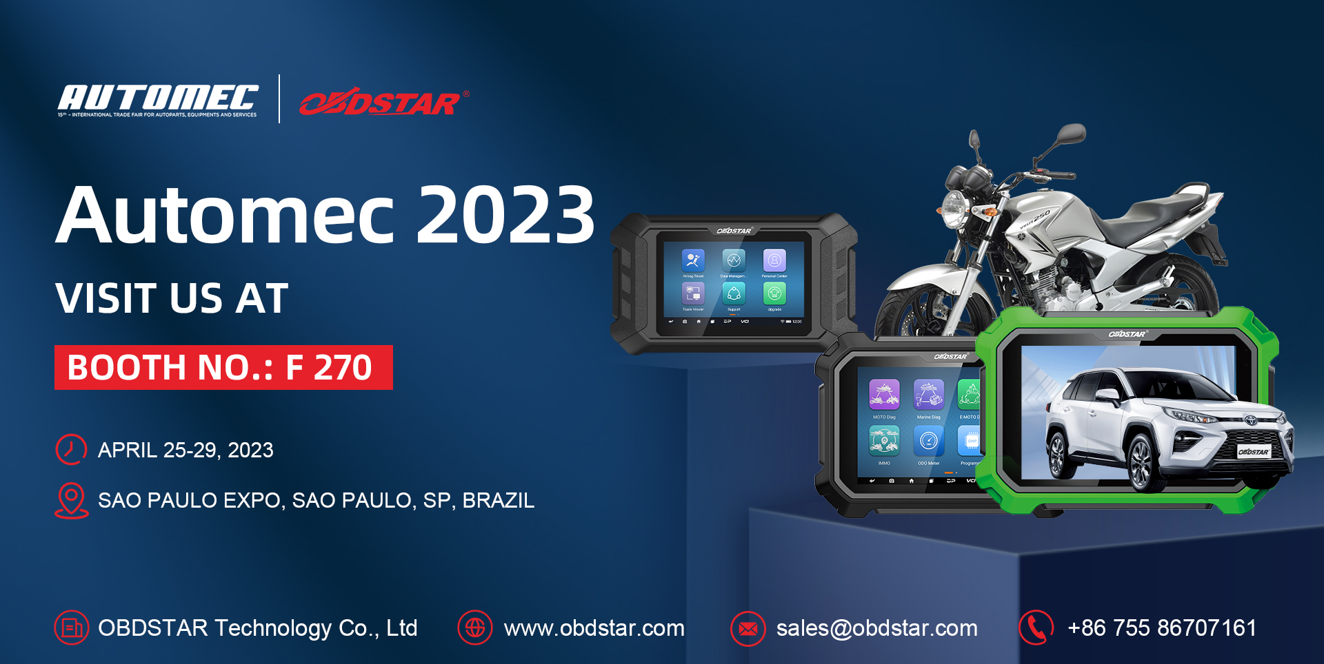 Invitation for Brazil AUTOMEC 2023 